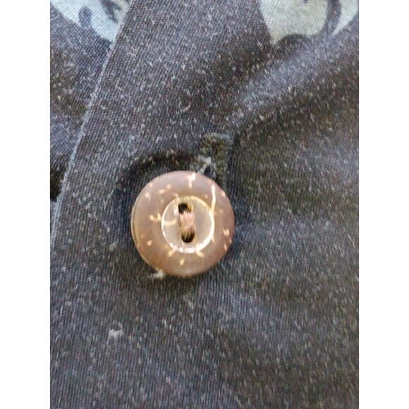 VTG CT Hawaii Fashions Button Up Shirt 2XL Black Short Sleeve Beer Print EUC - Picture 4 of 7